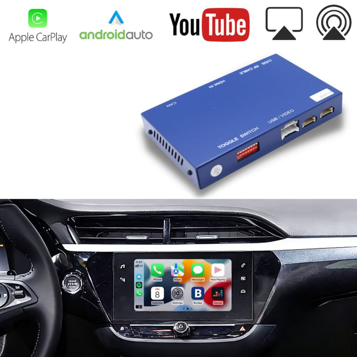 Syncsonic Premium For Citroen Peugeot Vauxhall Toyota Wireless Apple CarPlay Retrofit Android Auto RCC & NAC car audio product