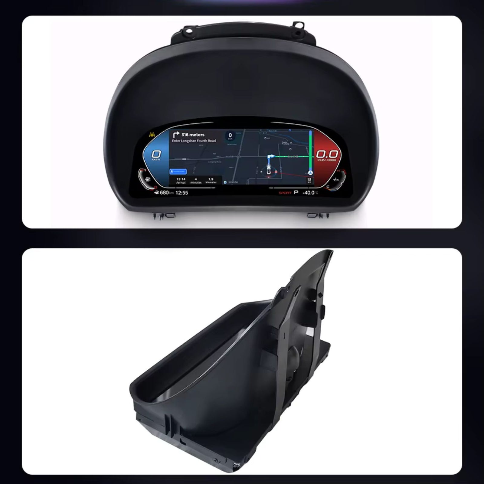BMW 1 Series E81 / E82 / E87 / E88 11″ Digital Instrument Cluster – LCD Dashboard with CarPlay - Pluscenter