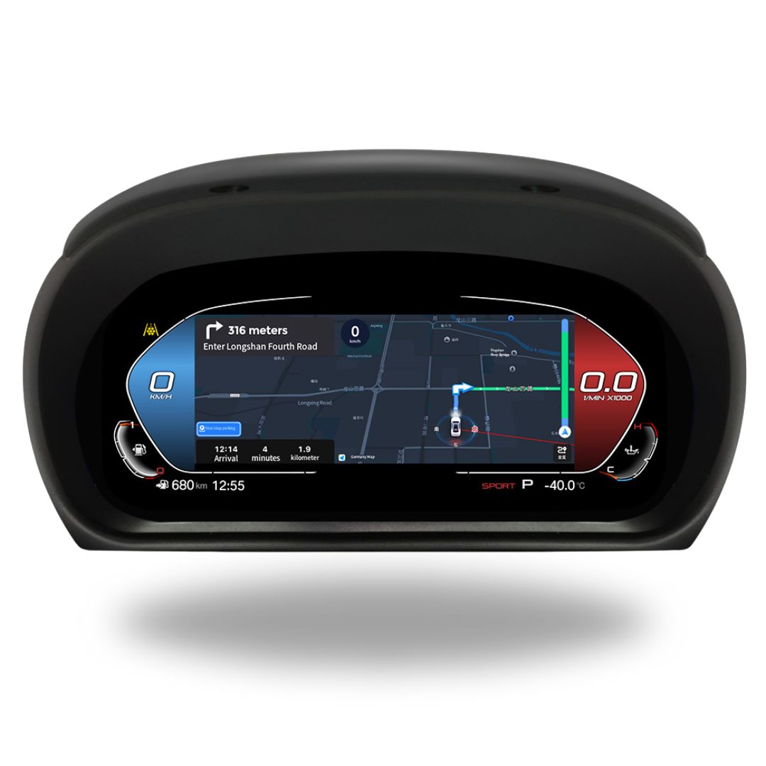 BMW 3 Series E90 / E91 / E92 11″ Digital Instrument Cluster – LCD Dashboard with CarPlay - Pluscenter