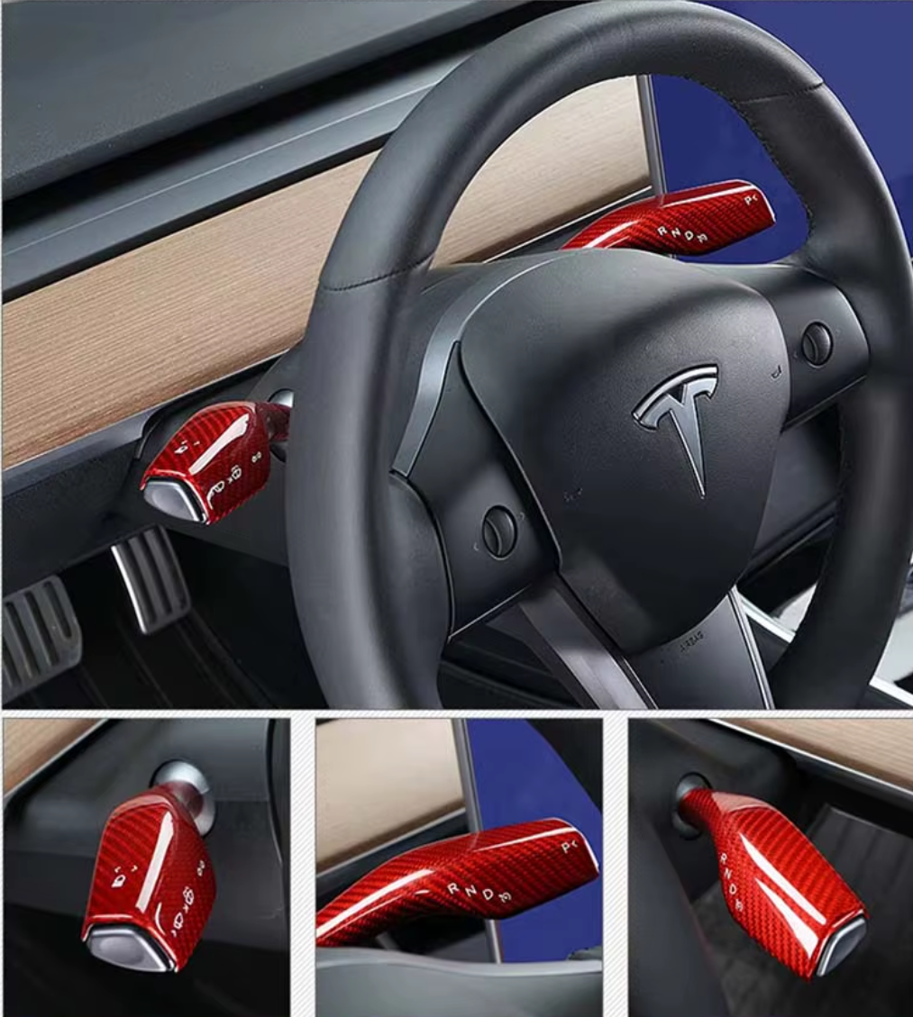 For Tesla 3 | Y Real Carbon Fiber Turn Signal Cover - Pluscenter