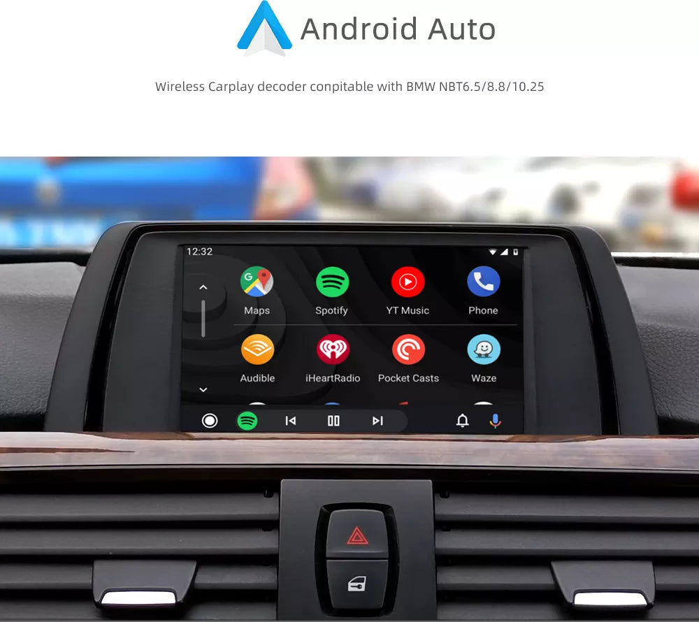 Drahtloses Apple CarPlay für BMW Android Auto Decoder Box NBT CIC EVO