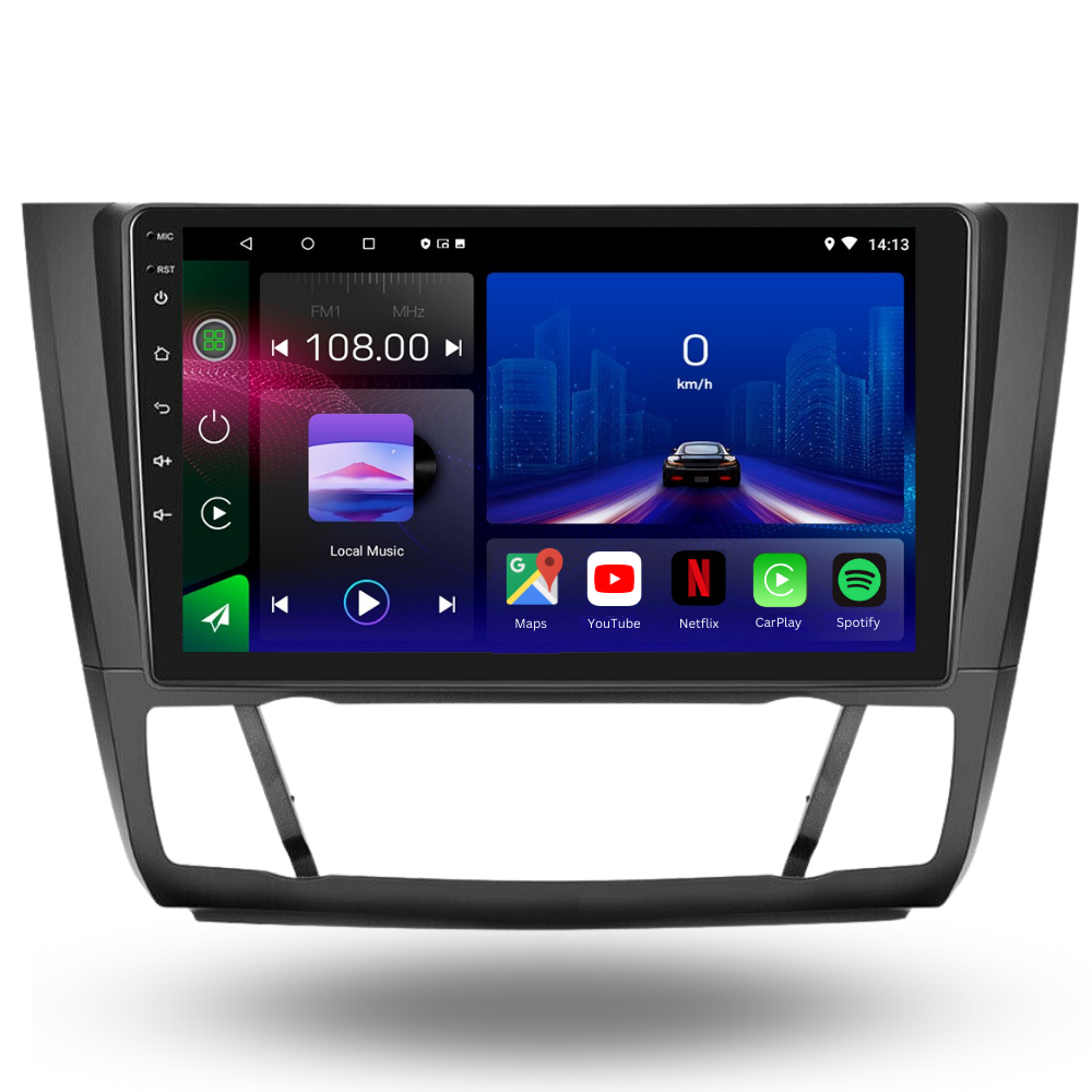 BMW 1 Series E81 E82 E87 E88 2004-2012 Android 12 Car Stereo Head Unit CarPlay Android Auto - Pluscenter