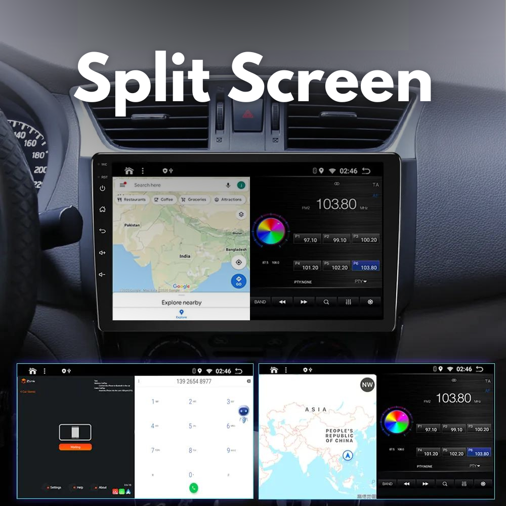 DAB+ Android 13 Autoradio Carplay GPS Navi Für Ford Focus Fiesta