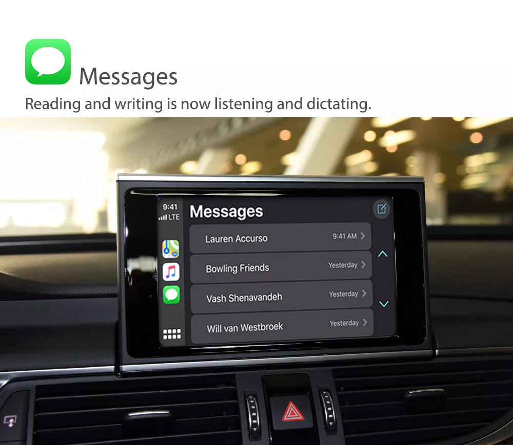 Wireless Apple Carplay Retrofit For Audi Android Auto Decoder