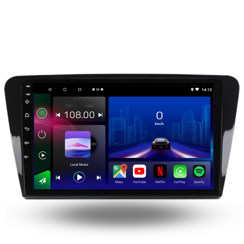 Skoda Octavia Rapid 2013-2019 Android 12 Car Stereo Head Unit - Pluscenter